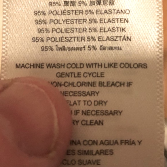 😍 MICHAEL Michael Kors Bamboo Print Pear Green High Low Faux Wrap Dress🎊 - Picture 10 of 11